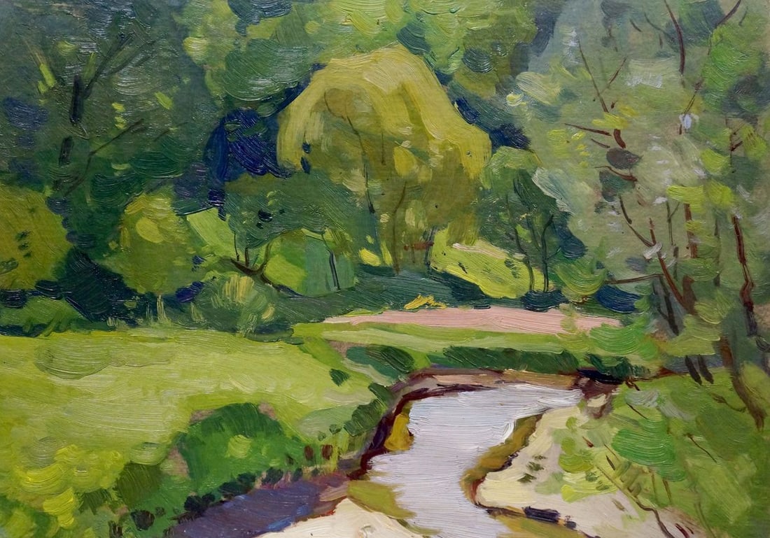 Oil painting Nature Buryachok Nikolay Ivanovich (1 of 8)