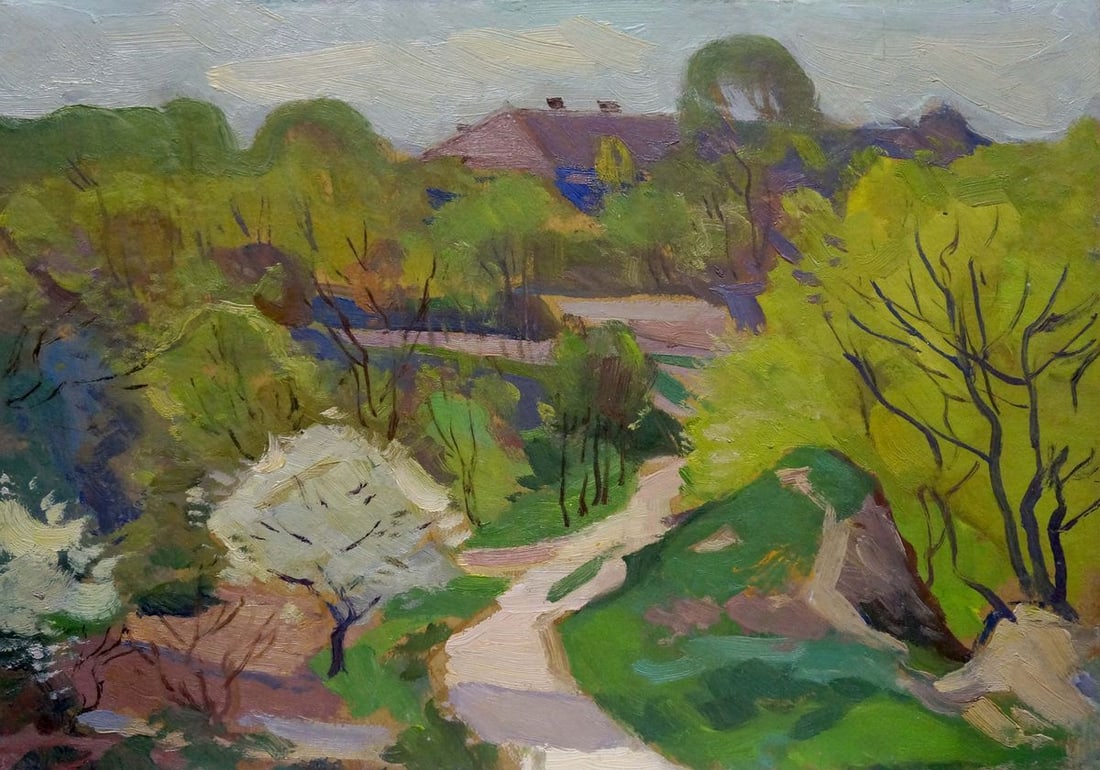 Oil painting Summer has come Buryachok Nikolay Ivanovich (1 of 8)