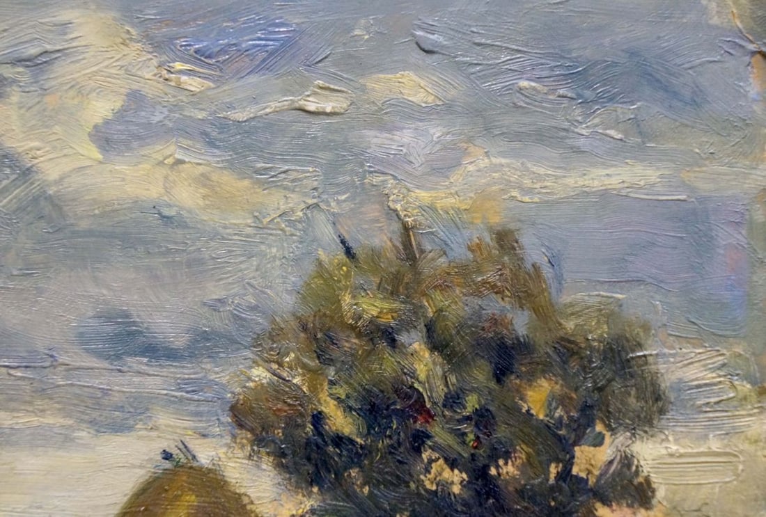 Oil painting Haystacks Popov Igor Alexandrovich - 3