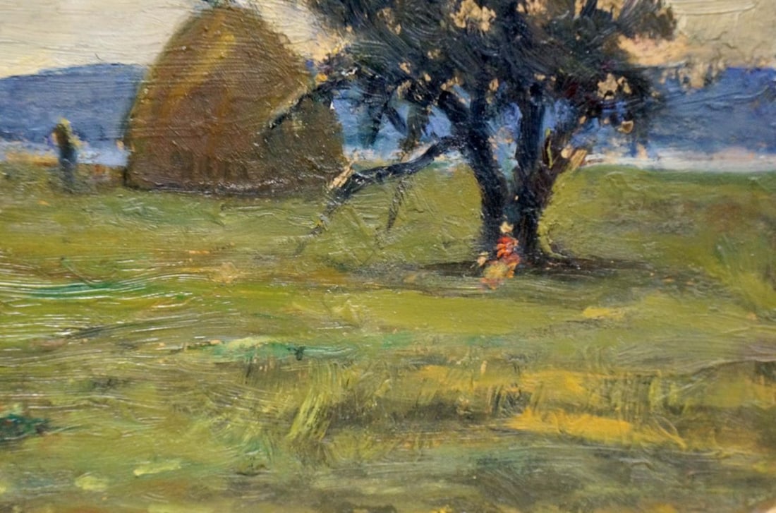 Oil painting Haystacks Popov Igor Alexandrovich - 5