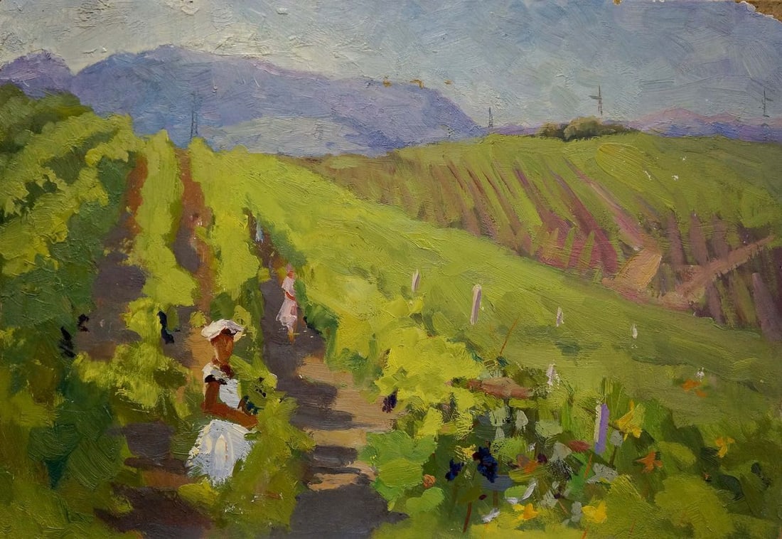 Oil painting Vineyards Stremsky Alexander Ivanovich (1 of 8)