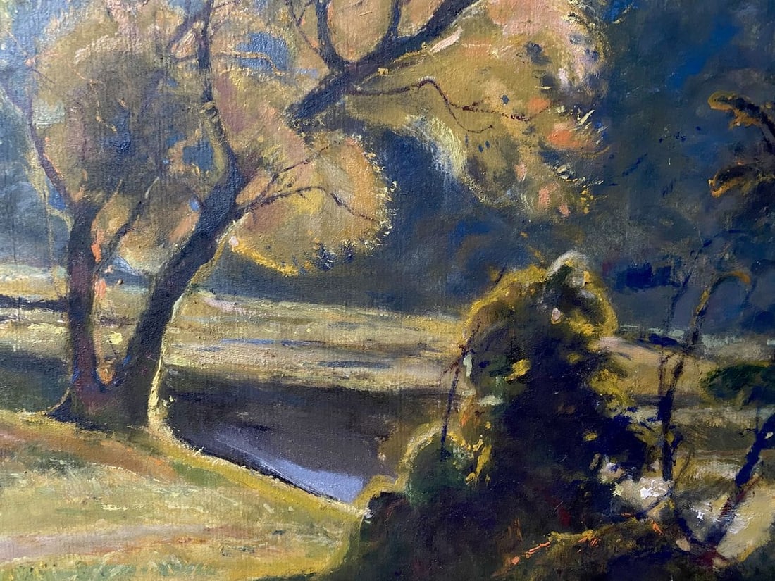 Oil painting By the river Litvinov Oleg Arkad'yevich - 4