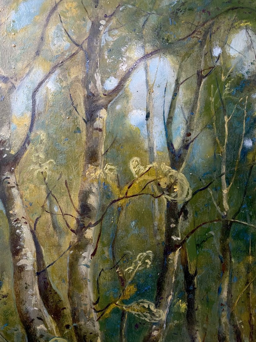 Oil painting Alley. July Litvinov Oleg Arkad'yevich - 5