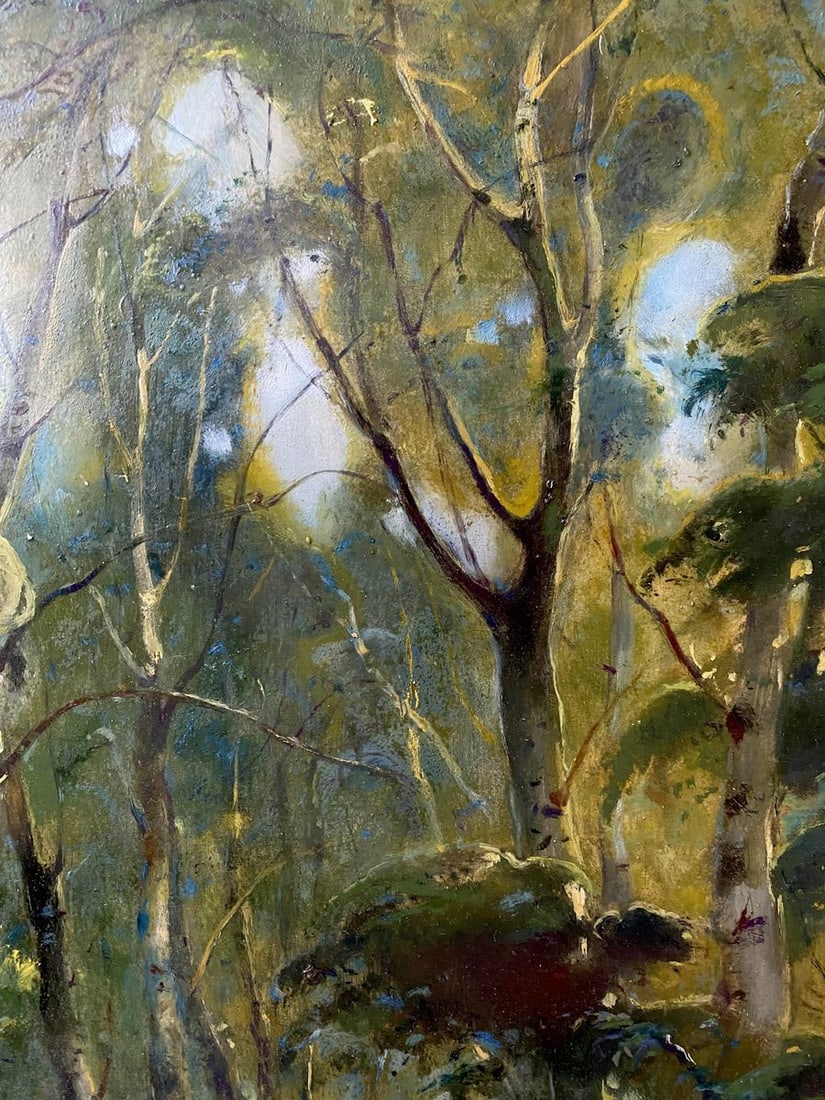 Oil painting Alley. July Litvinov Oleg Arkad'yevich - 6