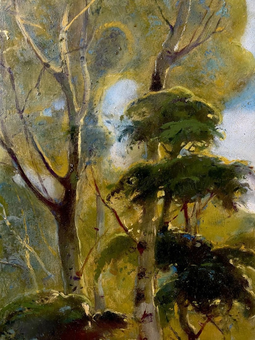 Oil painting Alley. July Litvinov Oleg Arkad'yevich - 7