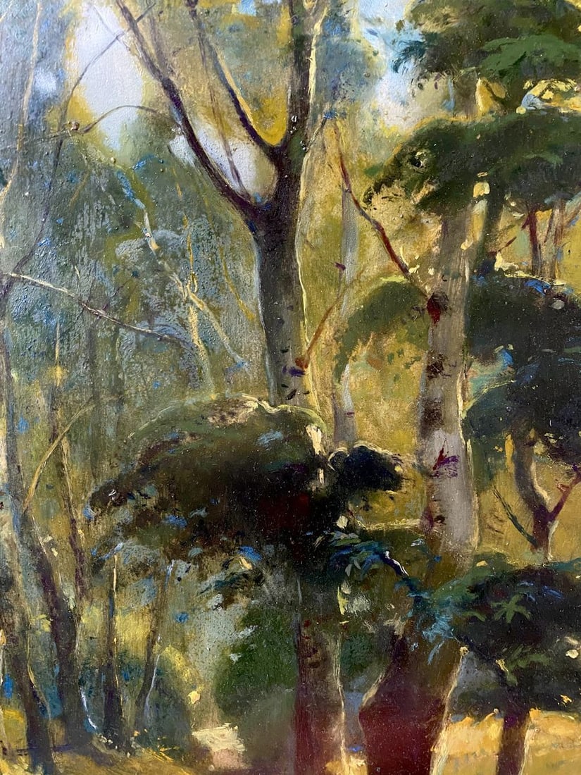 Oil painting Alley. July Litvinov Oleg Arkad'yevich - 8