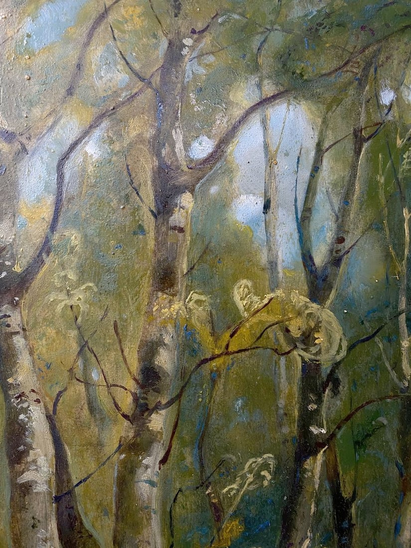 Oil painting Alley. July Litvinov Oleg Arkad'yevich - 9