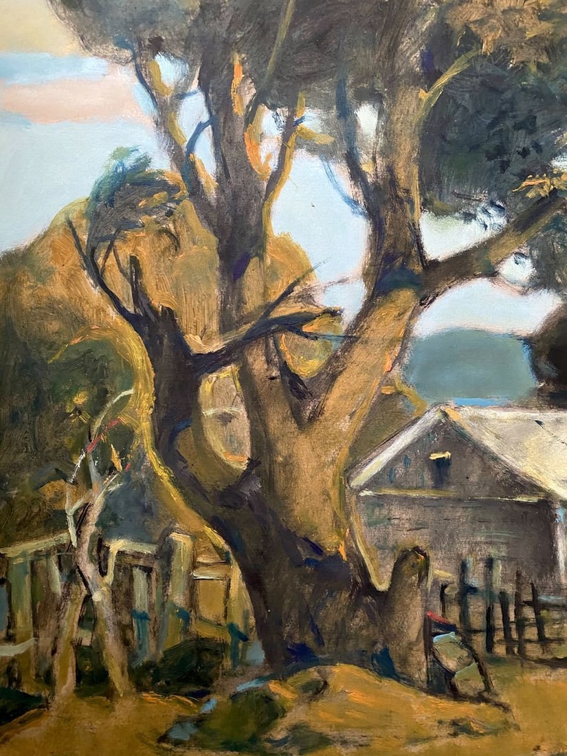 Oil painting White roof Litvinov Oleg Arkad'yevich - 4