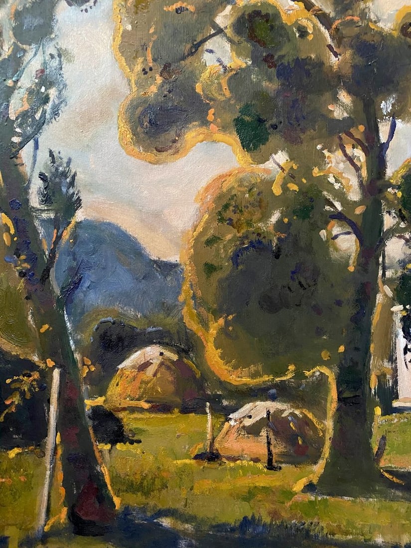 Oil painting Evening outskirts Litvinov Oleg Arkad'yevich - 3