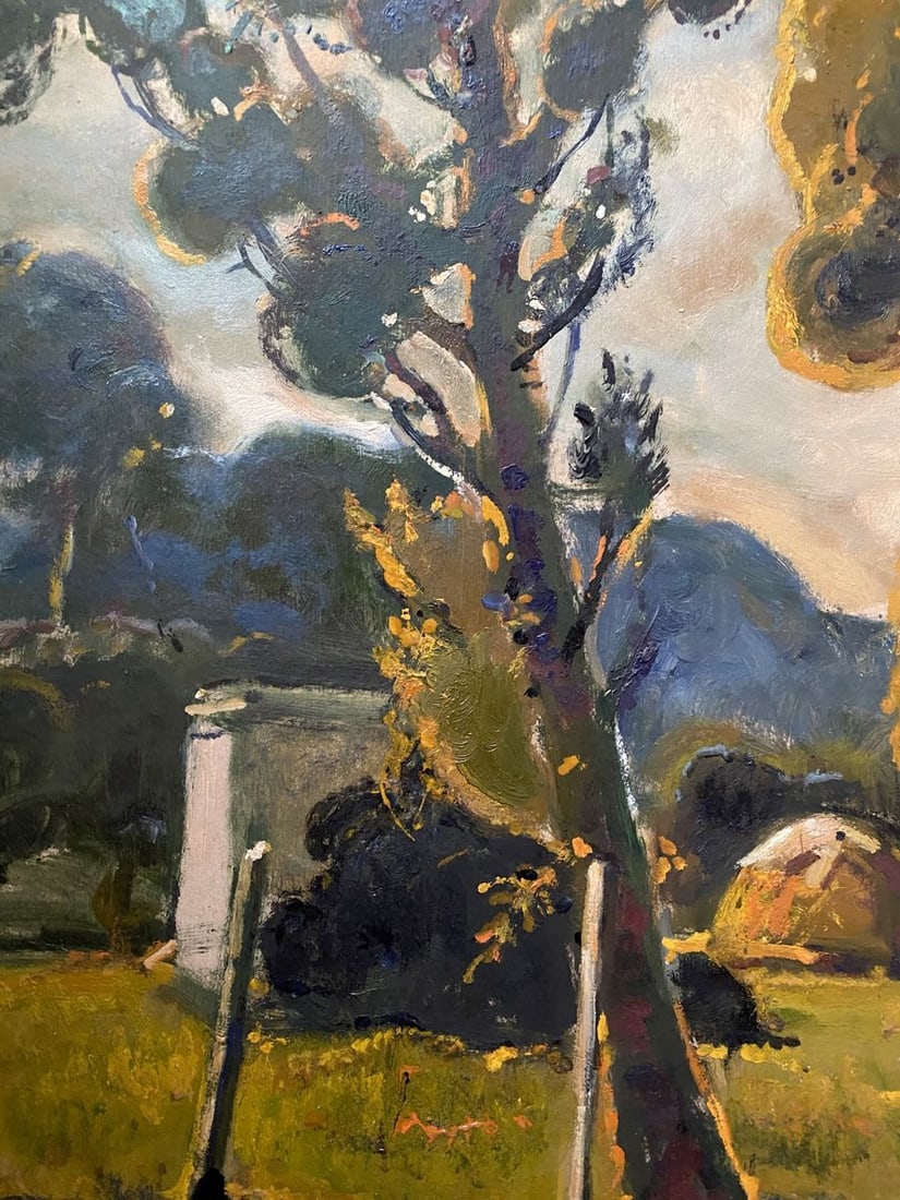 Oil painting Evening outskirts Litvinov Oleg Arkad'yevich - 4