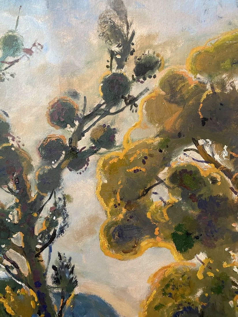 Oil painting Evening outskirts Litvinov Oleg Arkad'yevich - 7