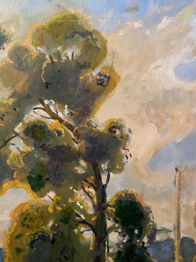 Oil painting Evening outskirts Litvinov Oleg Arkad'yevich - 8