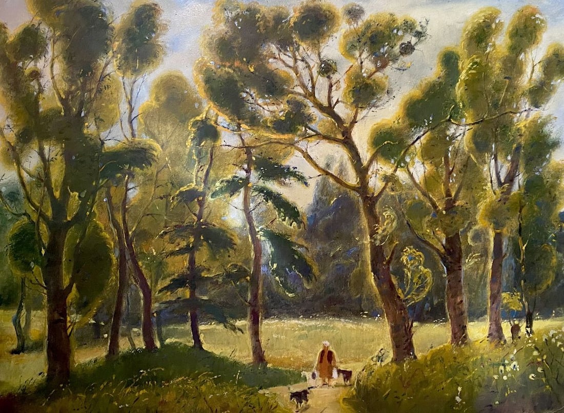 Oil painting July noon Litvinov Oleg Arkad'yevich (1 of 10)