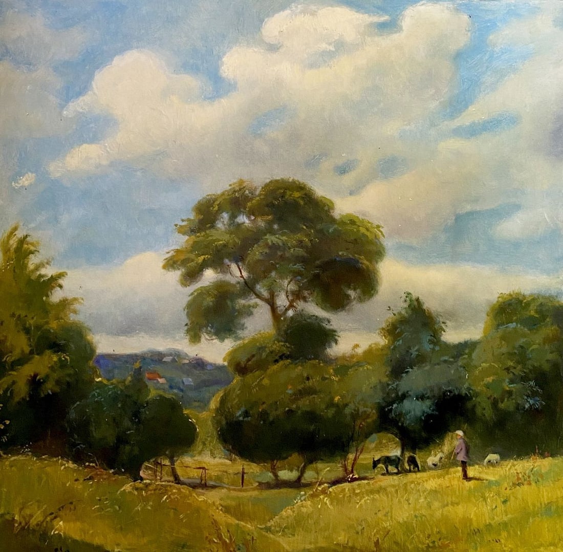 Oil painting Under the clear sky Litvinov Oleg Arkad'yevich (1 of 12)