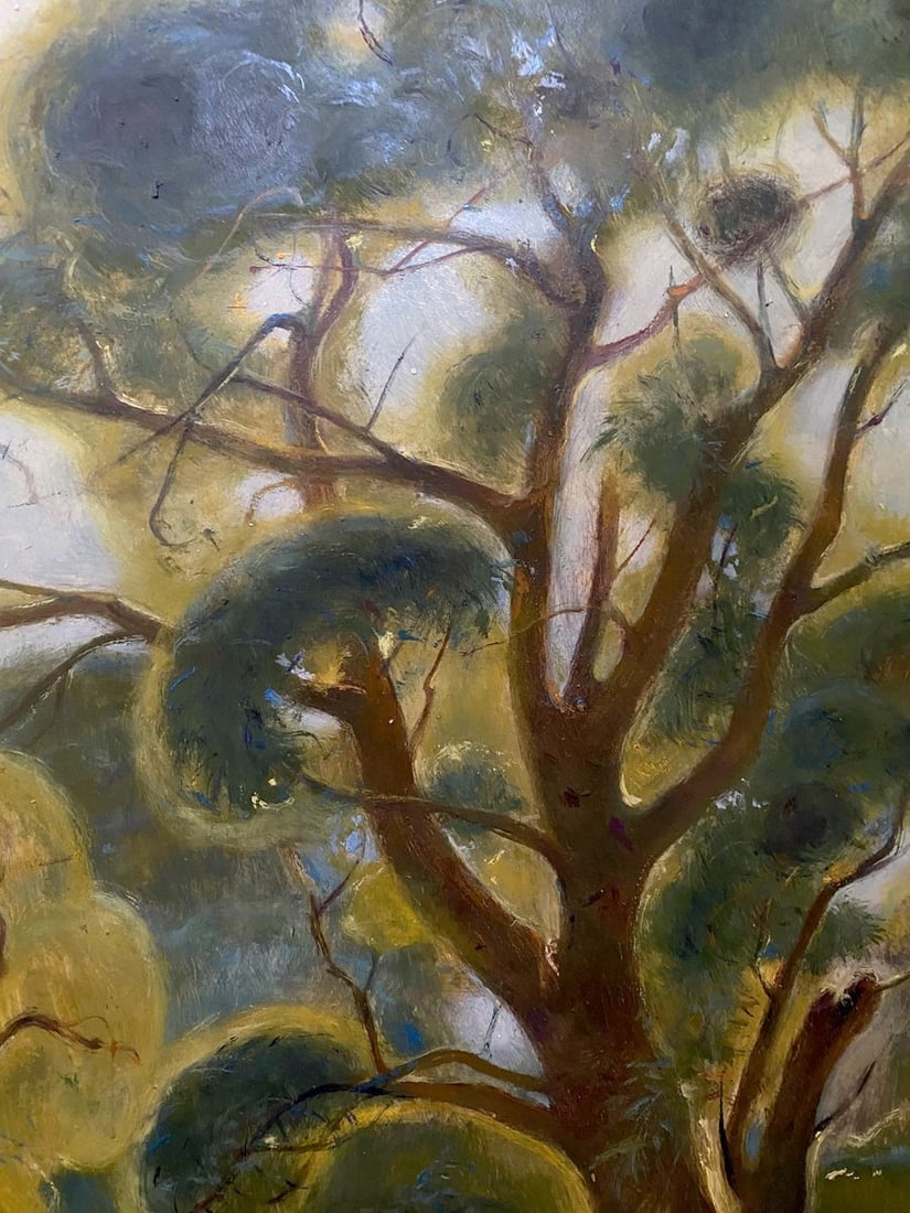 Oil painting May greens Litvinov Oleg Arkad'yevich - 9