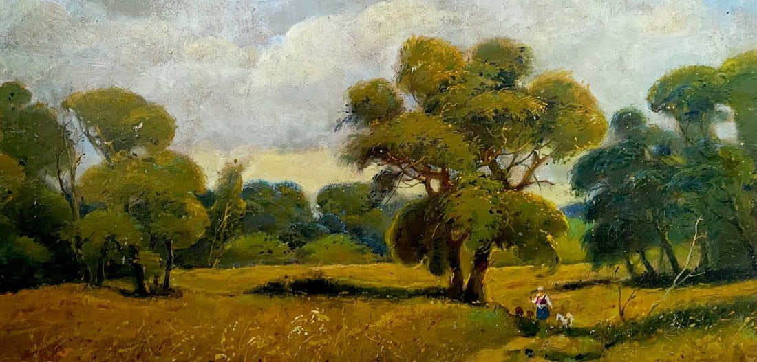 Oil painting In field Litvinov Oleg Arkad'yevich (1 of 9)
