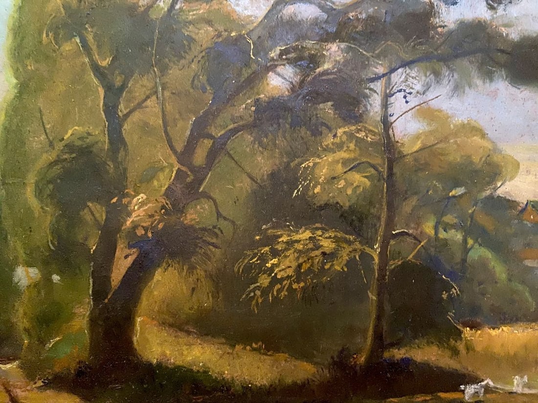 Oil painting Summer forest landscape Litvinov Oleg Arkad'yevich - 2