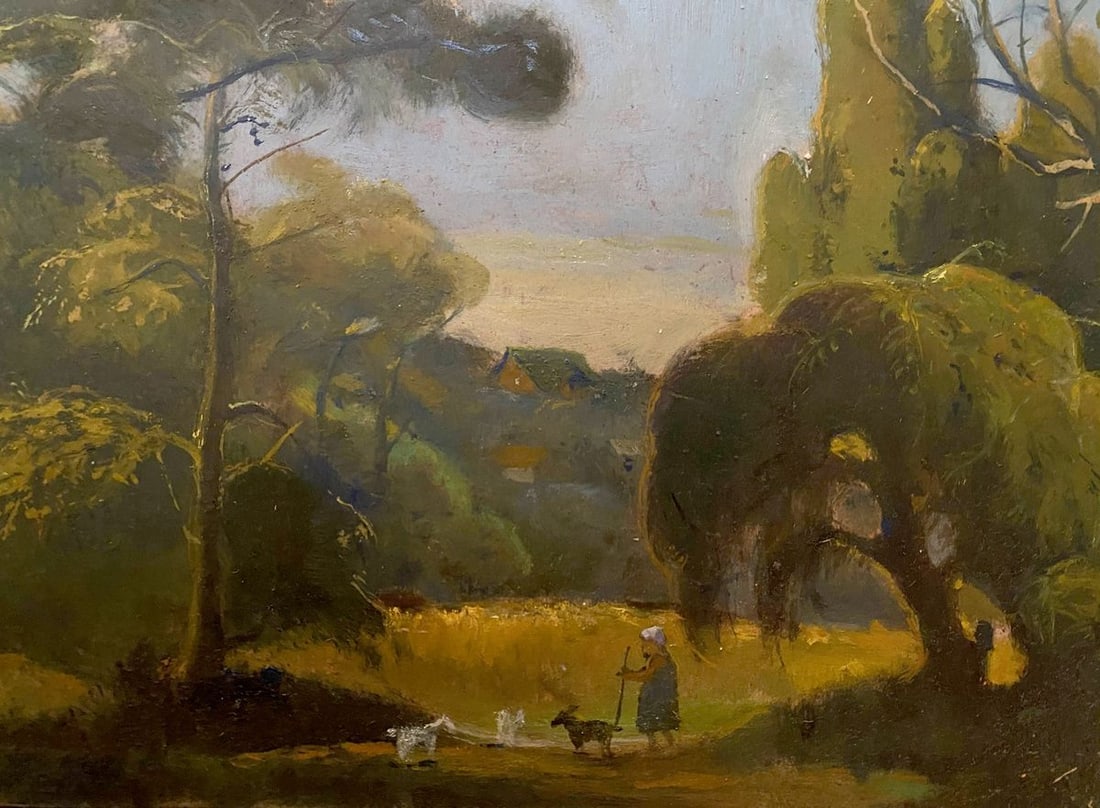 Oil painting Summer forest landscape Litvinov Oleg Arkad'yevich - 4