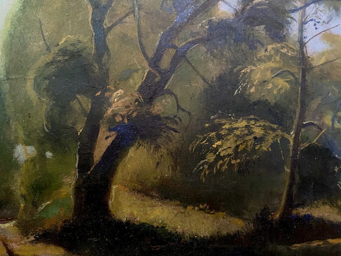 Oil painting Summer forest landscape Litvinov Oleg Arkad'yevich - 9