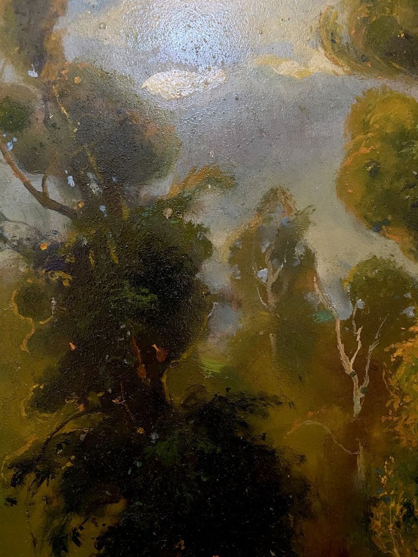 Oil painting Aunt Masha and the goats Litvinov Oleg Arkad'yevich - 5