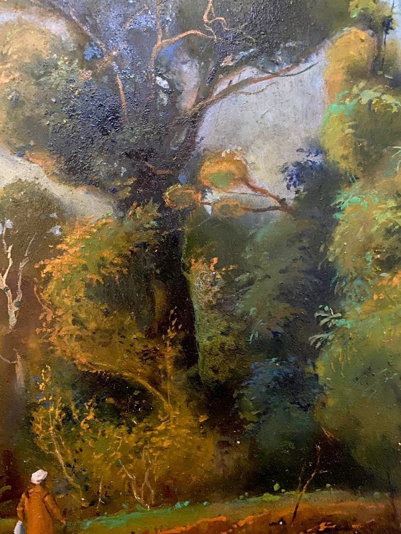 Oil painting Aunt Masha and the goats Litvinov Oleg Arkad'yevich - 8