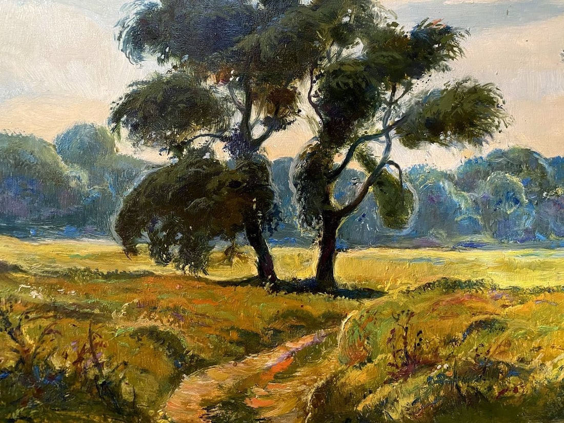 Oil painting In field Litvinov Oleg Arkad'yevich - 2