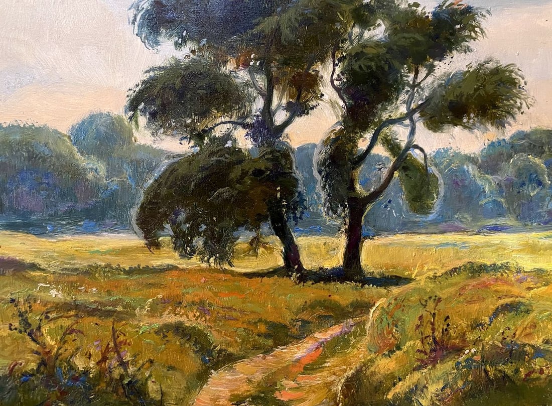 Oil painting In field Litvinov Oleg Arkad'yevich - 3