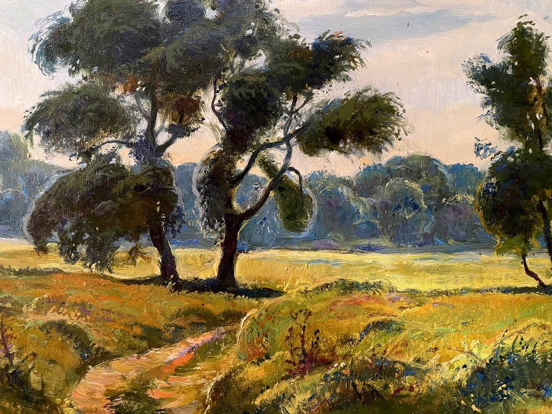 Oil painting In field Litvinov Oleg Arkad'yevich - 4