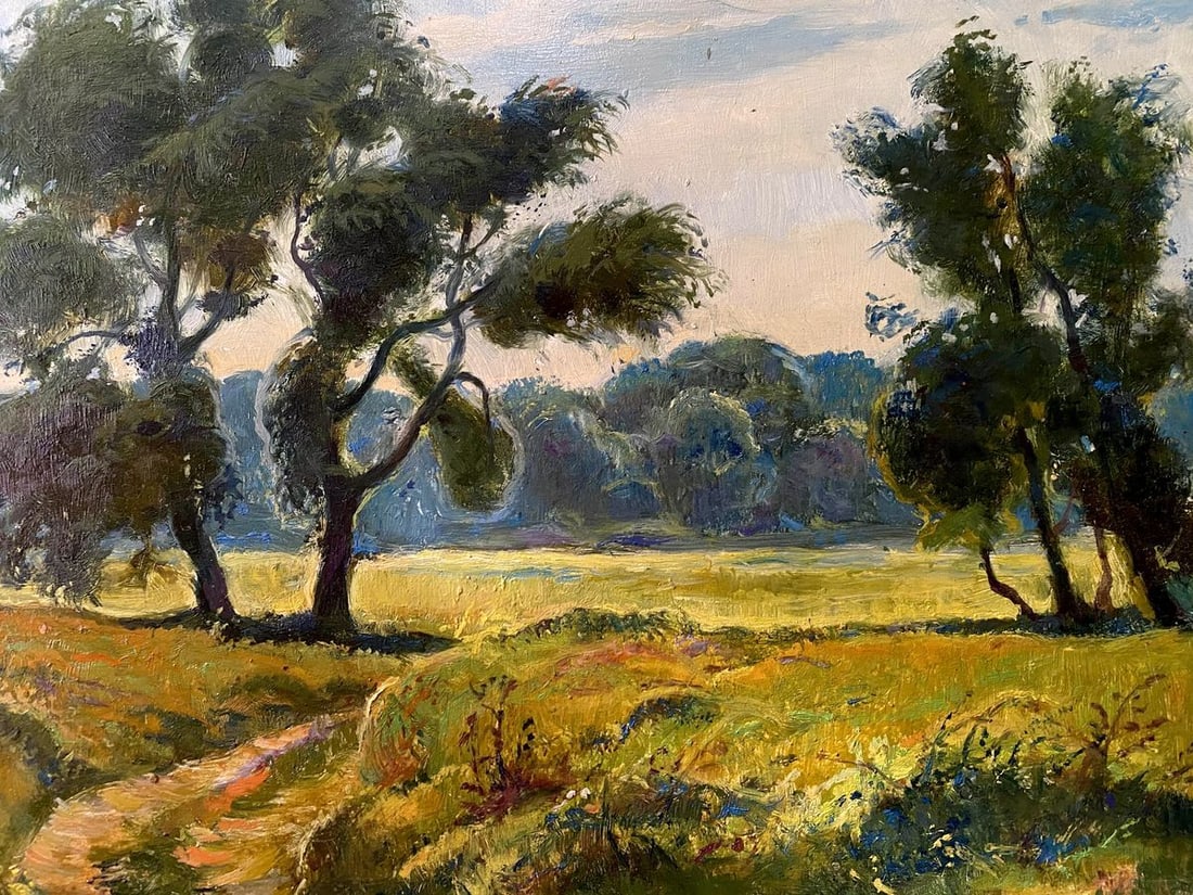 Oil painting In field Litvinov Oleg Arkad'yevich - 5