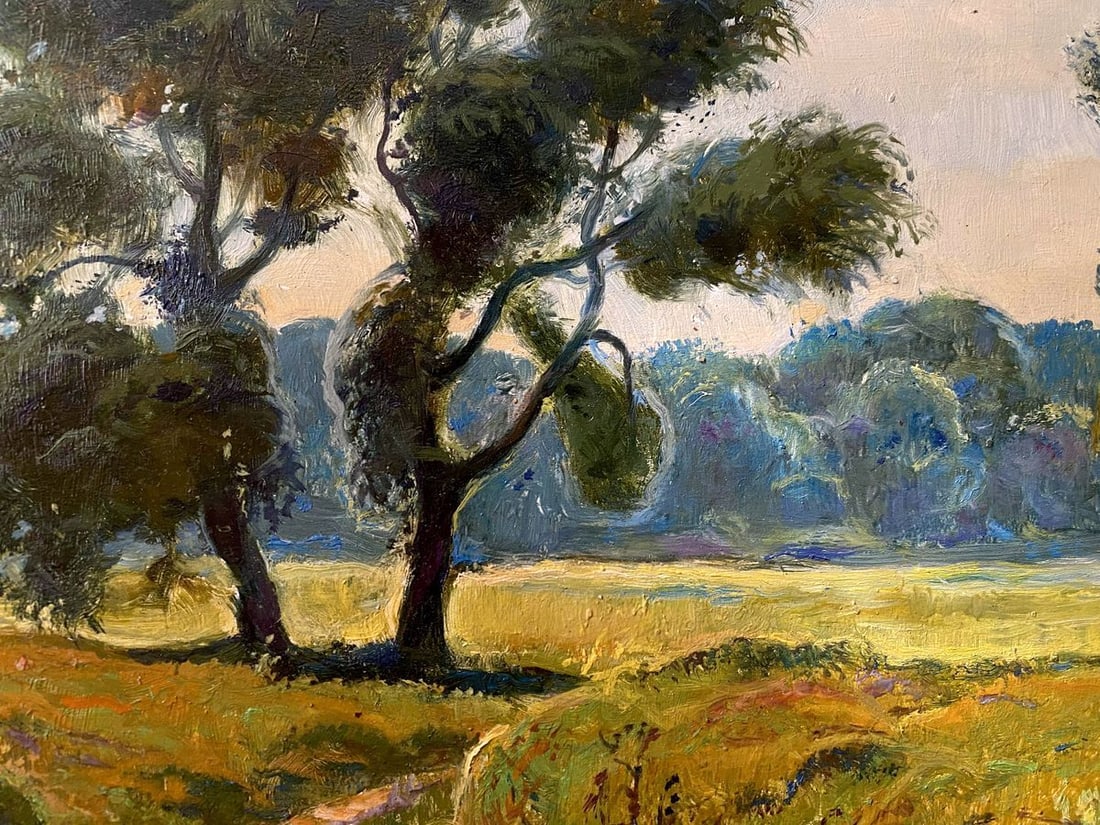 Oil painting In field Litvinov Oleg Arkad'yevich - 8