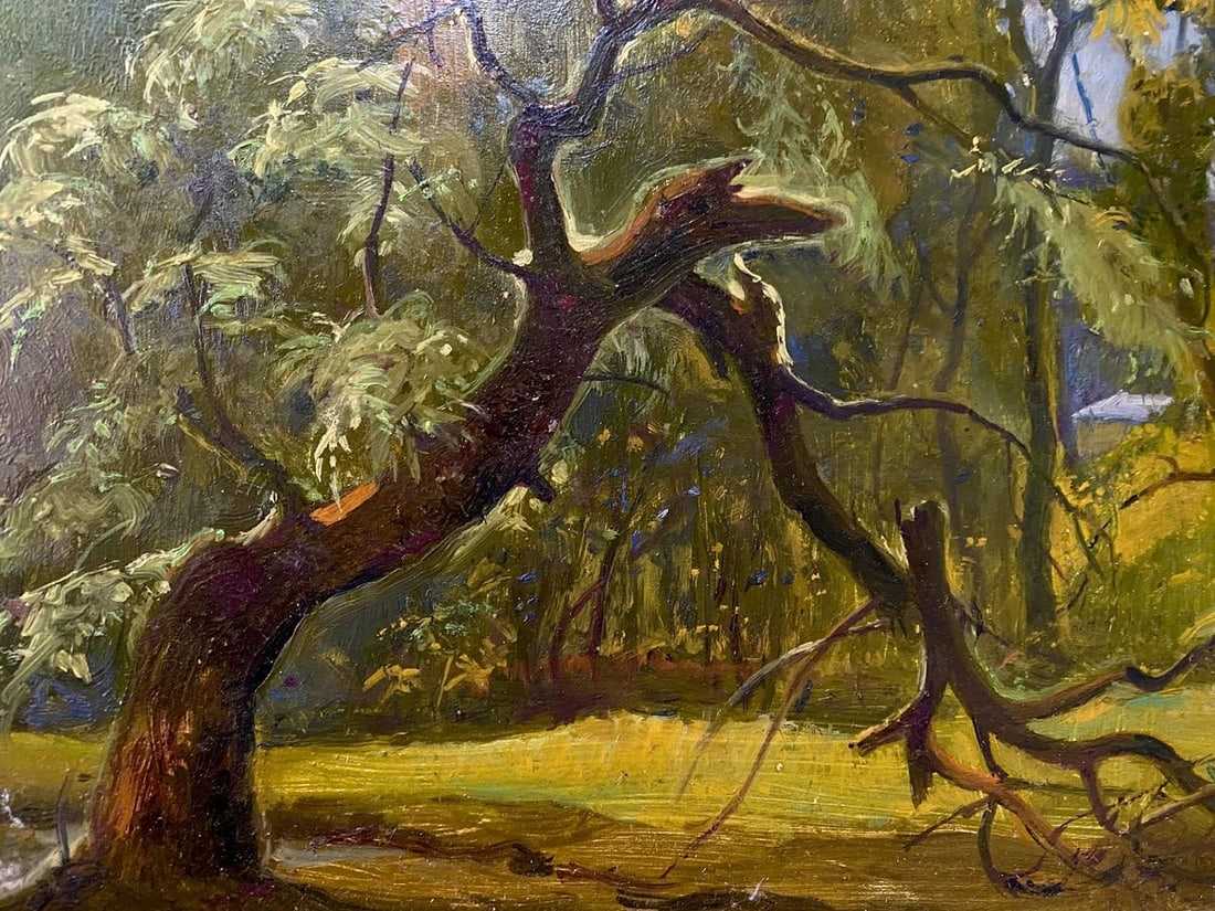 Oil painting Broken tree Litvinov Oleg Arkad'yevich - 2