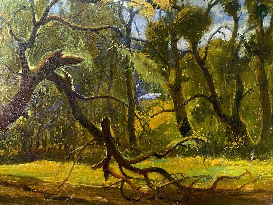 Oil painting Broken tree Litvinov Oleg Arkad'yevich - 3