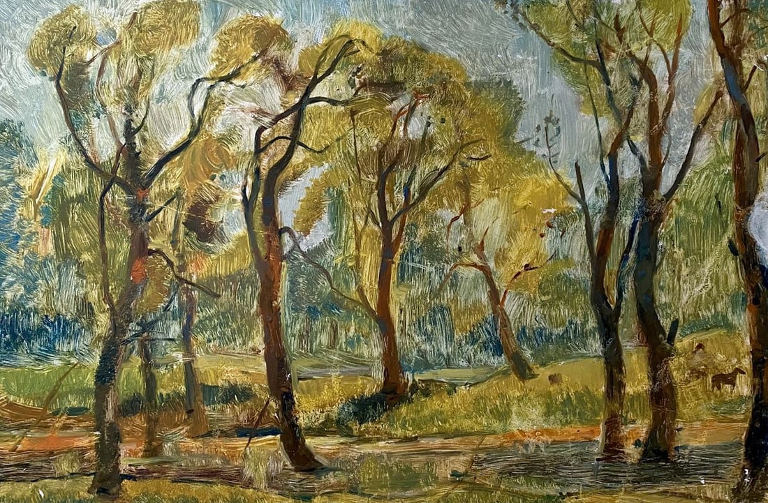 Oil painting Spring Litvinov Oleg Arkad'yevich (1 of 9)