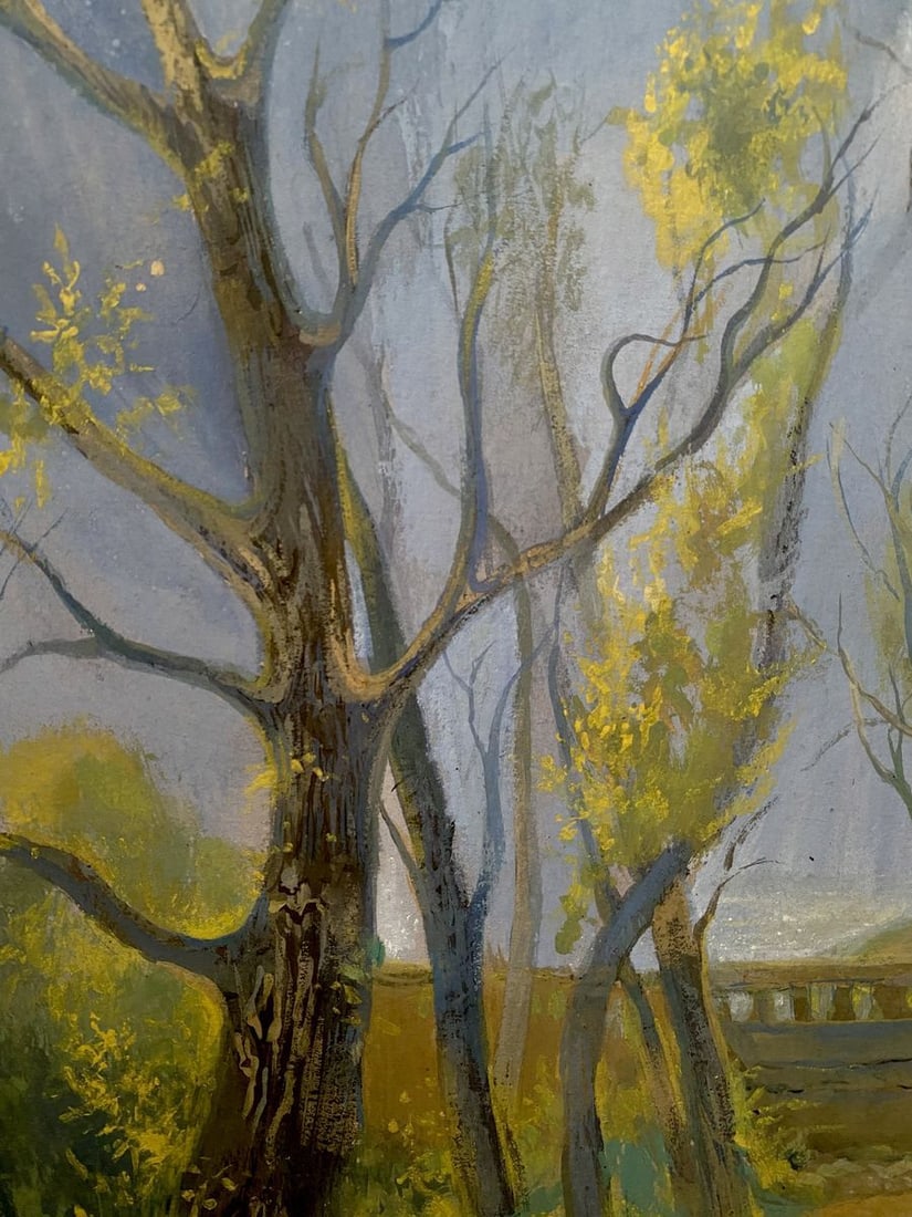 Tempera painting Yamaia Litvinov Oleg Arkad'yevich - 6