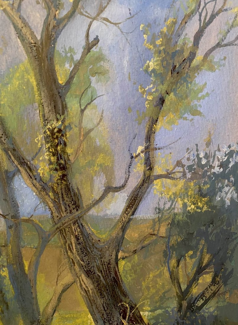 Tempera painting Yamaia Litvinov Oleg Arkad'yevich - 7