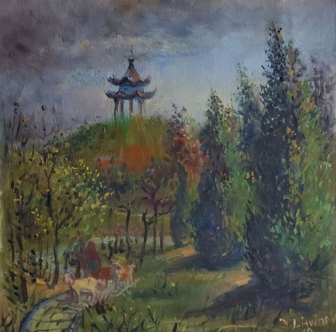 Oil painting weather view Litvinov Daniil Olegovich (1 of 7)