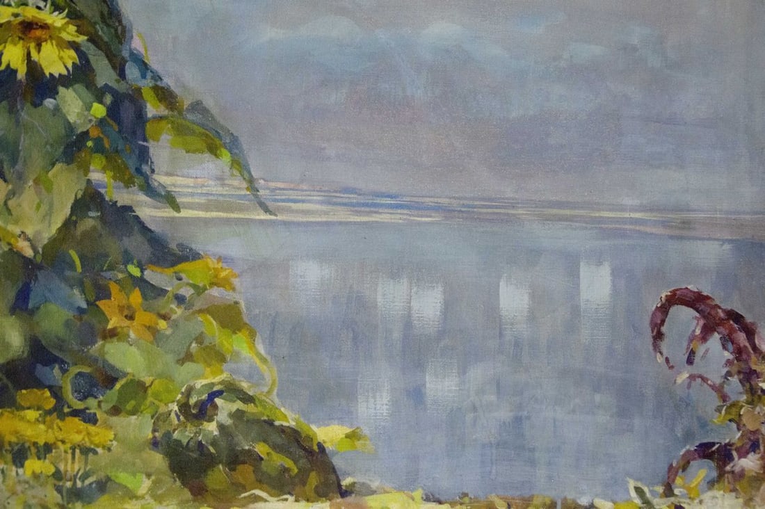 Oil painting Sunflowers are growing Sidoruk Vladimir Fedorovich - 11