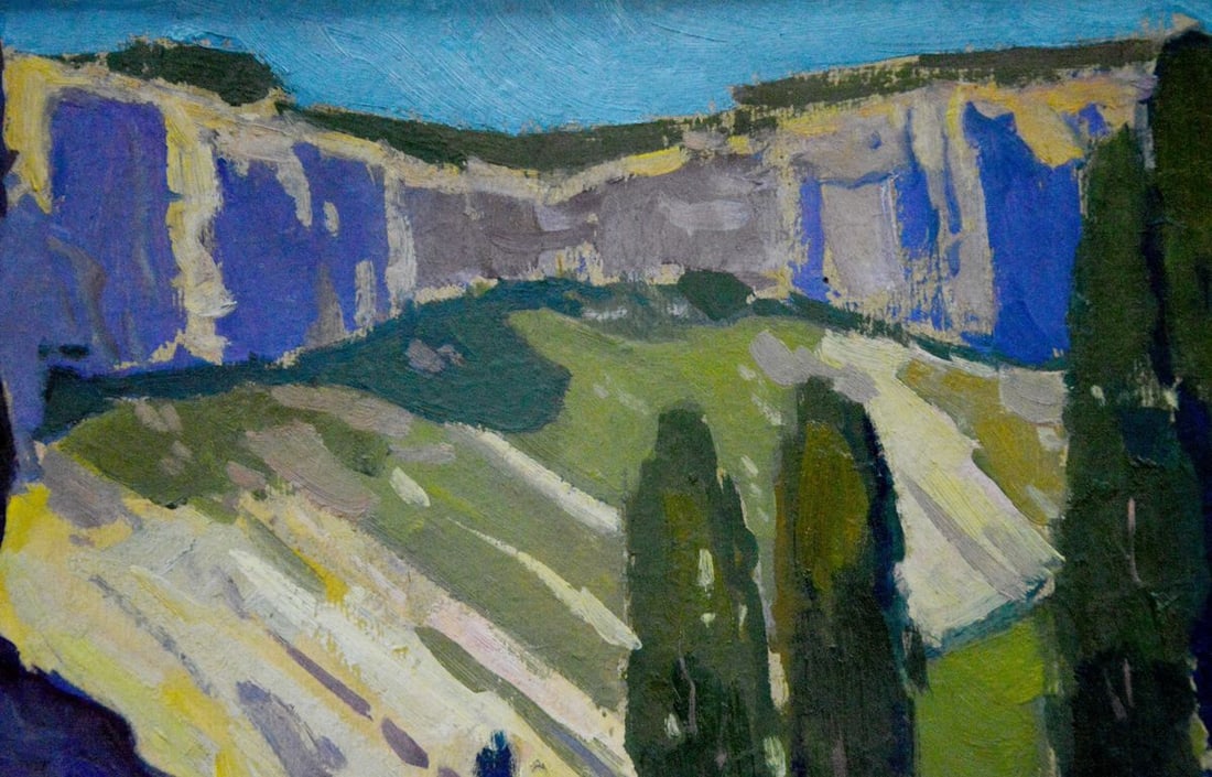 Oil painting Crimean landscape Buryachok Nikolay Ivanovich - 2