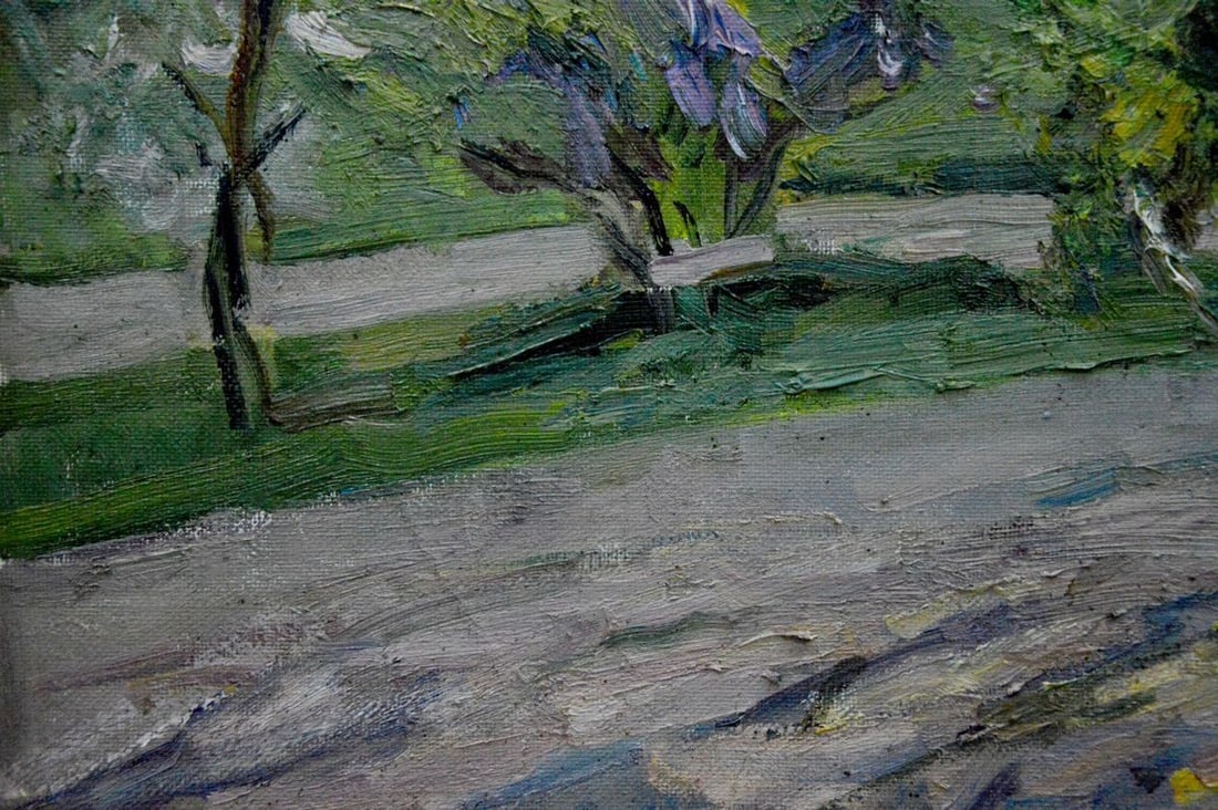 Oil painting Garden Matvey Borisovich Kogan-Shatz - 2