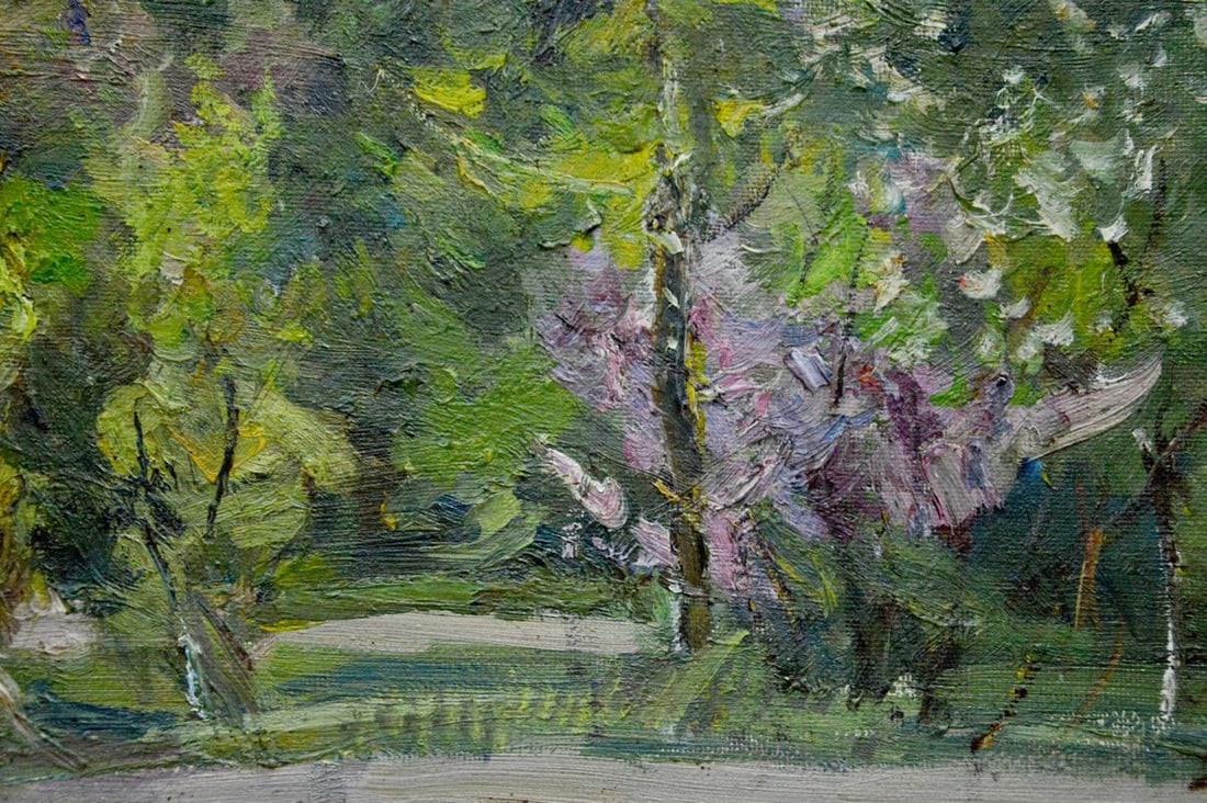 Oil painting Garden Matvey Borisovich Kogan-Shatz - 4