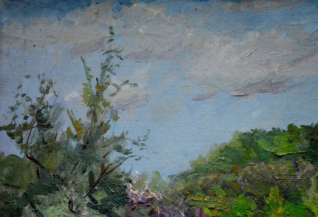 Oil painting Garden Matvey Borisovich Kogan-Shatz - 6