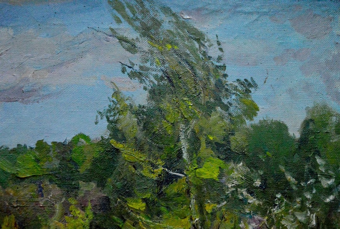 Oil painting Garden Matvey Borisovich Kogan-Shatz - 7