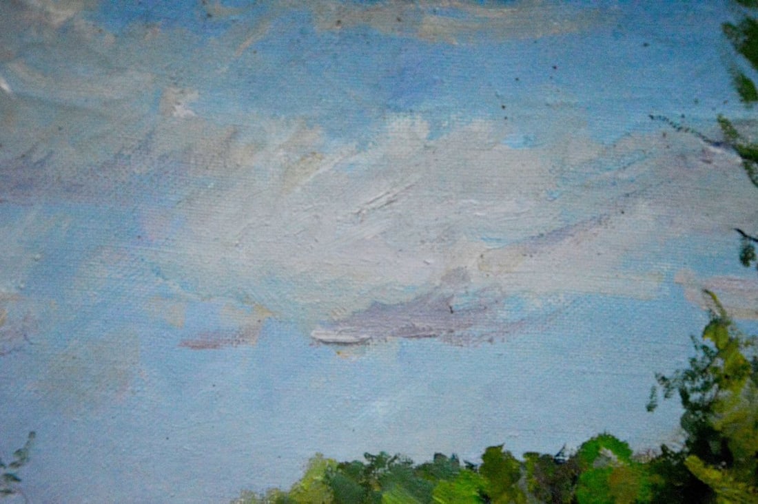 Oil painting Garden Matvey Borisovich Kogan-Shatz - 8