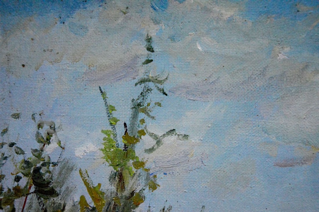 Oil painting Garden Matvey Borisovich Kogan-Shatz - 9