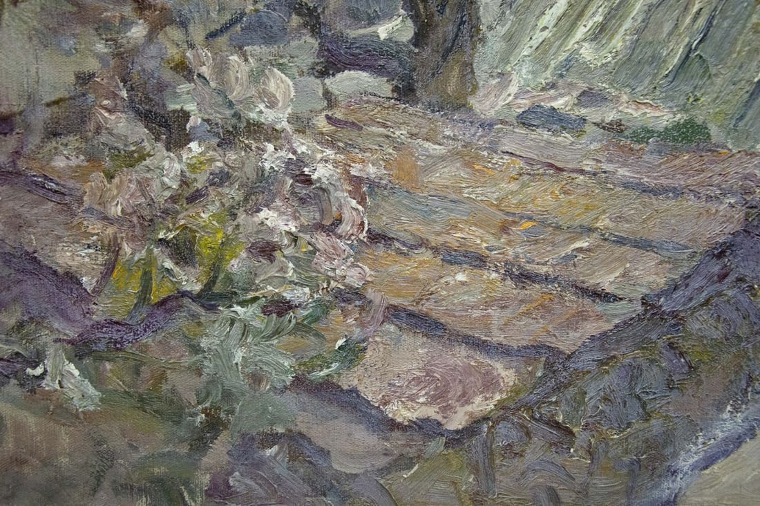 Oil painting Landscape in private areas Khan Nikolay Alekseevich - 2