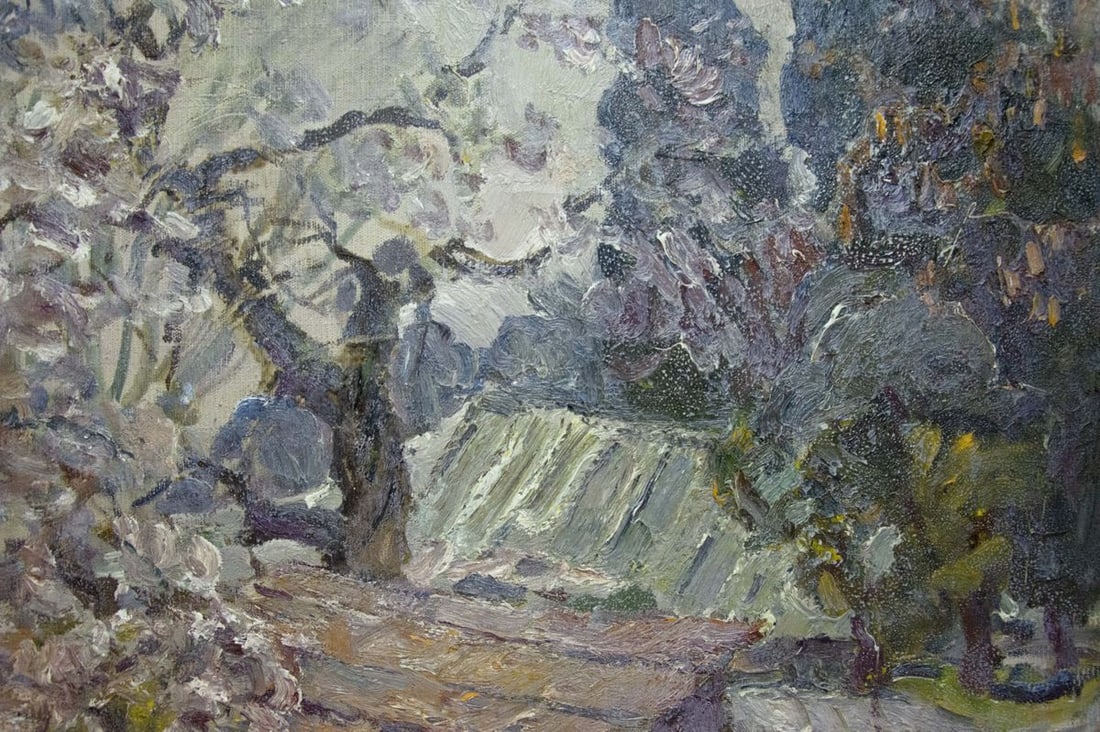 Oil painting Landscape in private areas Khan Nikolay Alekseevich - 5