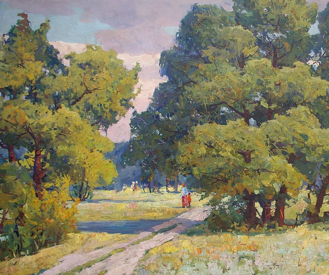 Oil painting Landscape Khitrova Tamara Alexandrovna - 2