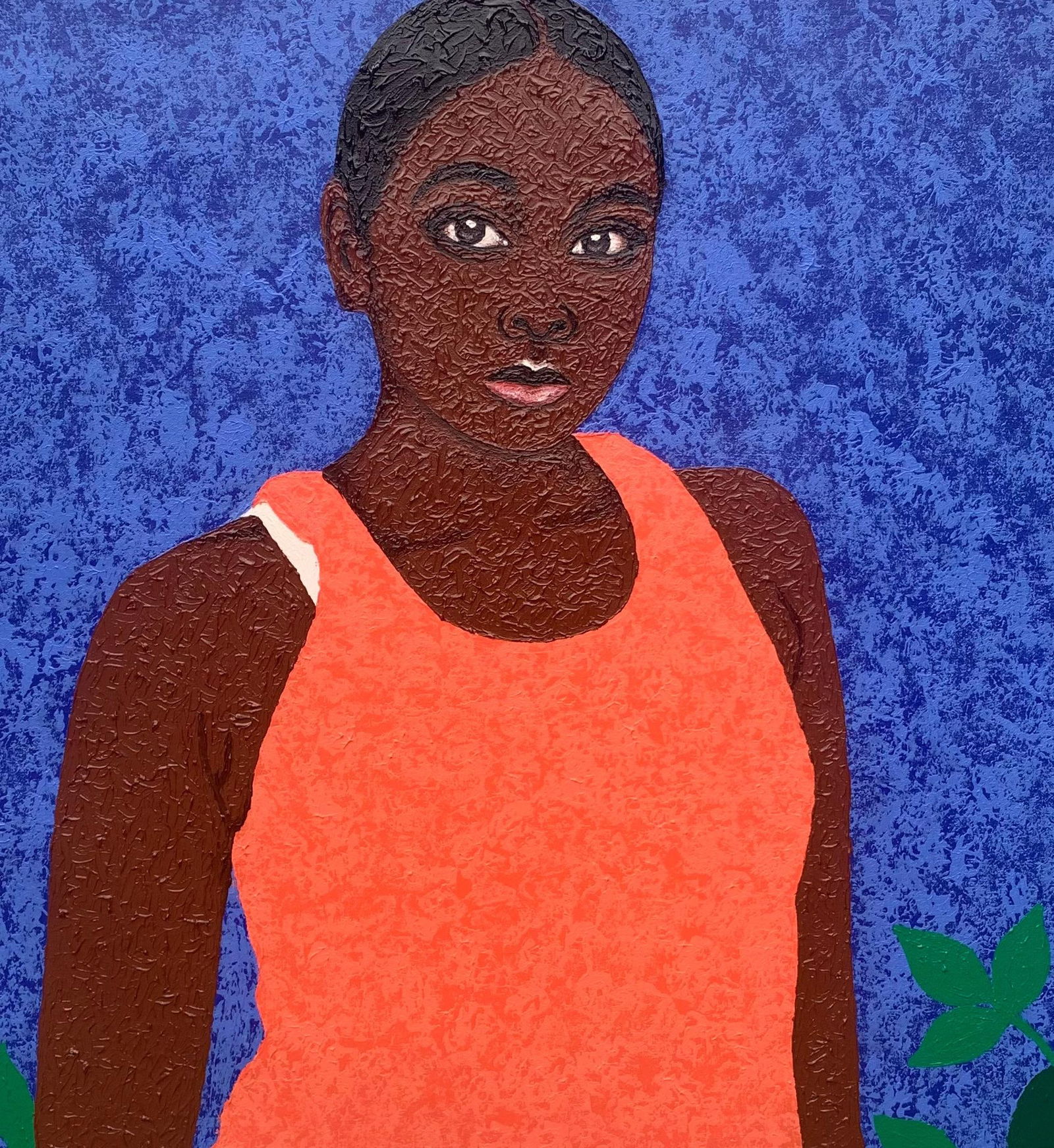 Joshua Salami, Moment of Stillness -21st Century, Contemporary, Figurative Portrait, Love Women, - 11