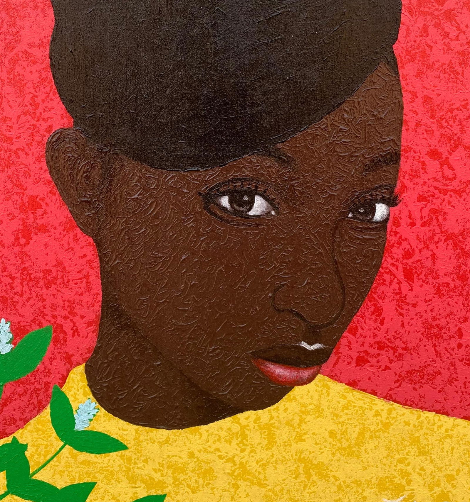 Joshua Salami, Pretty in Yellow -21st Century, Contemporary, Figurative Portrait, Colour, Women, - 9