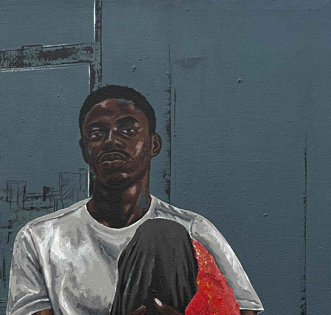 Eyitayo Alagbe , Mindscapes - 21st Century, Contemporary, Figurative Portrait, Men, Home, Africa, - 12